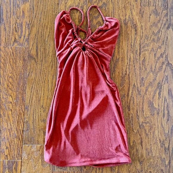 Burnt Orange mini dress - Picture 5 of 6